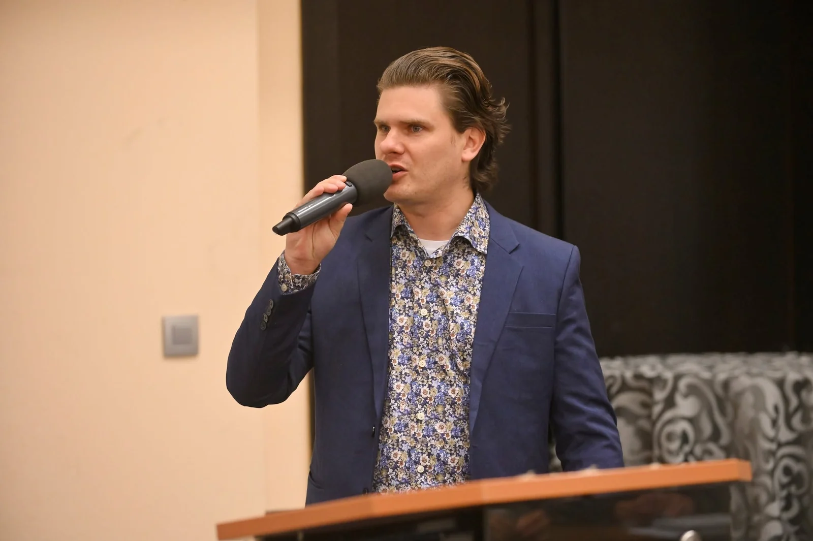 Marek Vician pri prezentácii